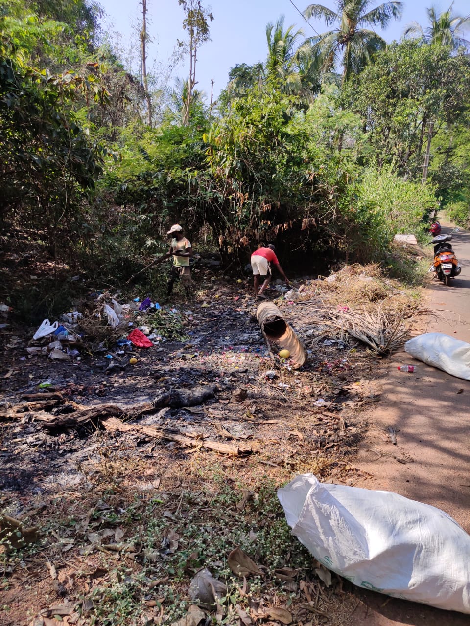 Cleaning of Garbage in Malar Sao Matias Village